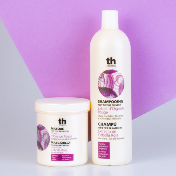 Propiedades del Champú de Cebolla Roja Thader TH Pharma