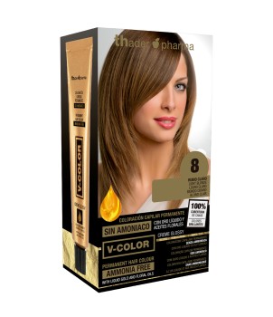 Kit de tinta sem amoníaco para um cheiro agradável com ouro líquido V-Color