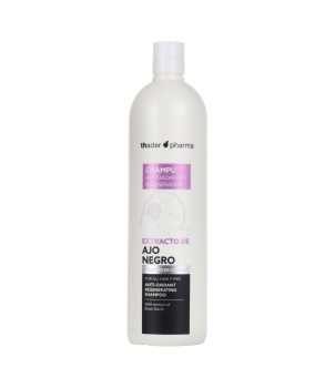 Shampoo com extrato de alho preto Alho preto