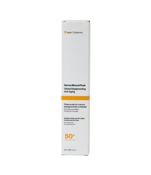 Fluido despigmentante e antienvelhecimento para proteção do corpo Derma Mineral Fluid