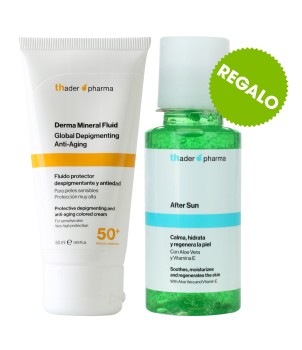 Protective depigmenting and anti-aging cream Derma Mineral Fluid