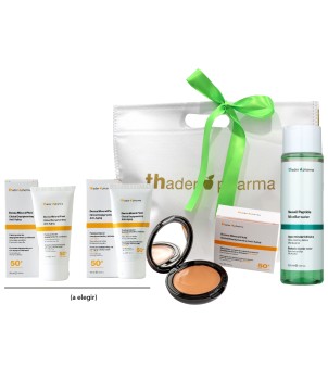 Pack especial 3 productos: Facial + Compacto FPS 50+ y Agua Micelar Bifásica Derma Mineral Fluid
