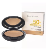 Maquillaje compacto con protección solar