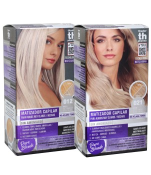 Colour neutraliser for very light blonde / highlighted hair Pure Blonde