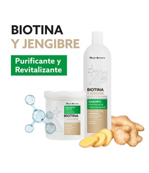 Shampooing biotine et gingembre