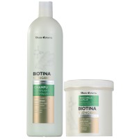 Pack Économique Biotine et Gingembre : Shampooing + Masque
