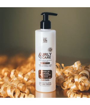 Crema de fijación revitalizadora de rizos sin aclarado Custard Curly Care