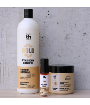  Embalar 3 produtos Shampoo Máscara Soro Hyaluronic Gold